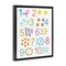 Stupell Industries Fun Learning To Count Floating Frame, design by Carla Daly